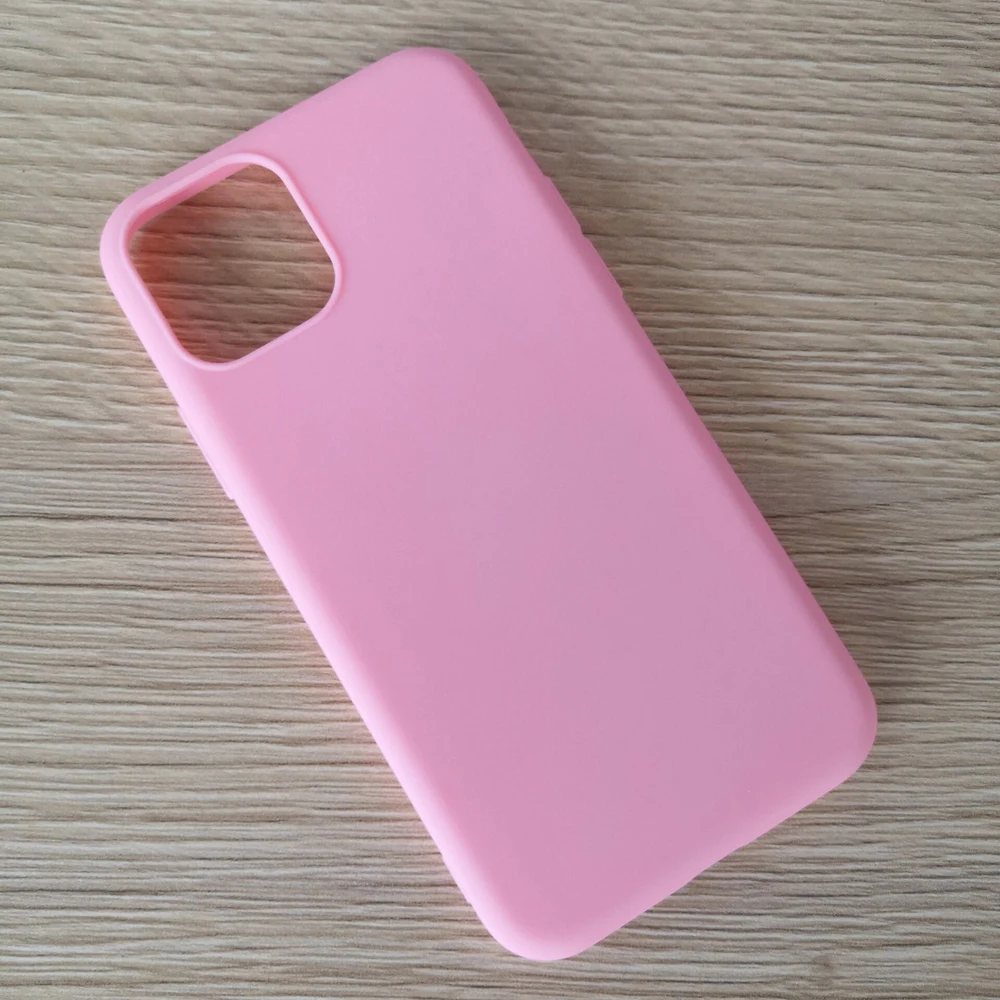 Матовый Силиконовый чехол ярких цветов 6 5 для iPhone 11 Pro 11Pro MAX 12 mini Max