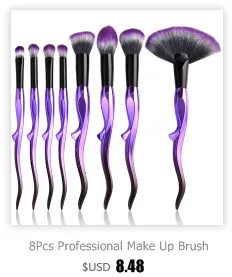 10 шт Pro Make Up Brush Set Высокое качество лица смешивания кисти Наборы Красота волосы пудра выделить контур кисти