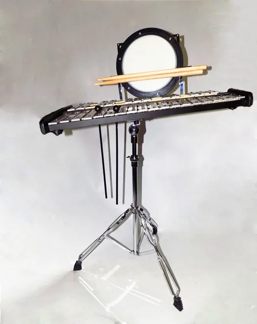 Комбо Glockenspiel/Тренировочный барабан с носителем и палкой Ударные музыкальные инструменты профессиональные