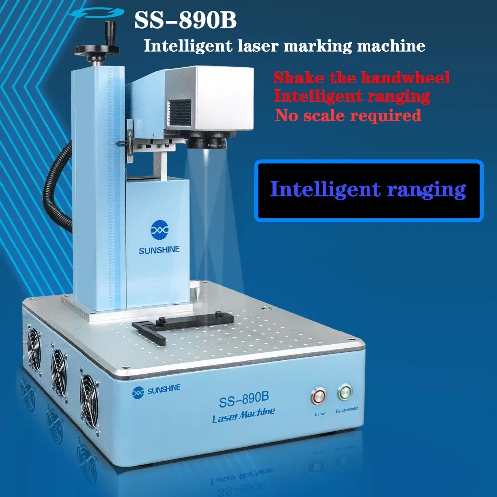 

intelligent 20w Fiber Laser Marking engraving Machine Made in China automatic stainless steel knife marking laser machine logo