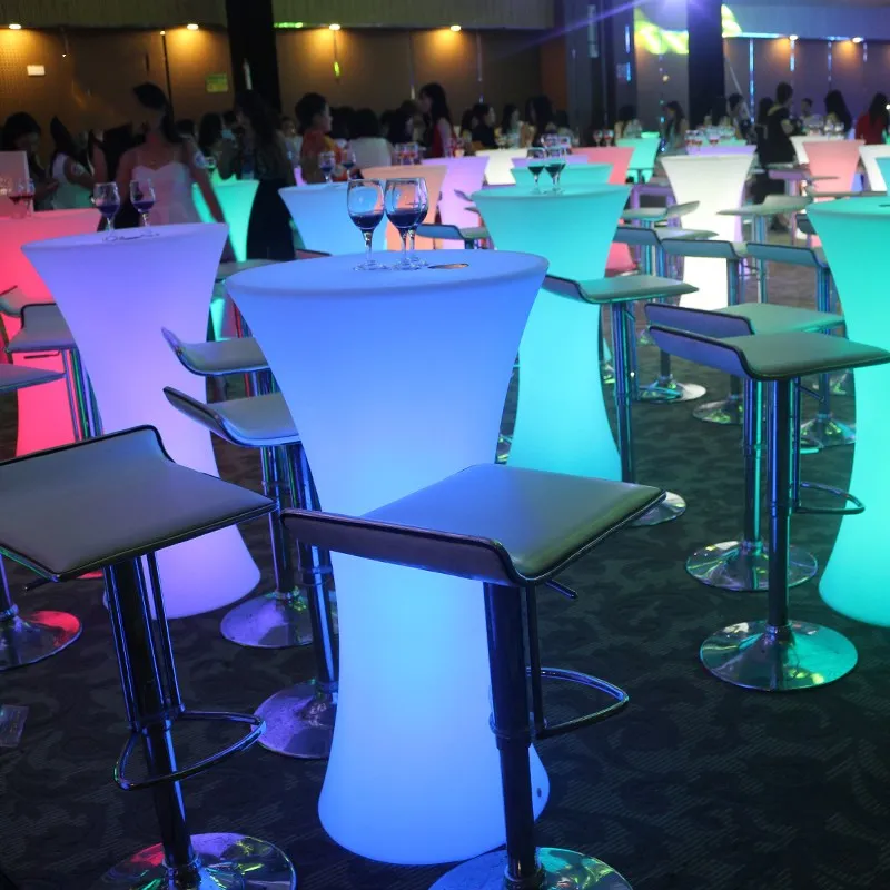 Newest Led Luminous High Table Bar Table Chair Creative Light Furniture Bar Scattered Table Tea Table Stool Newest Led Luminous High Table Bar Table Chair Creative Light Furniture Bar Scattered Table Tea Table Stool