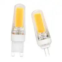 10 個新セラミック G4 G9 led ランプ AC 220 V 9 ワット調光可能な Cob SMD led ライトスポットライト 360 ビーム角シャンデリア lampadas