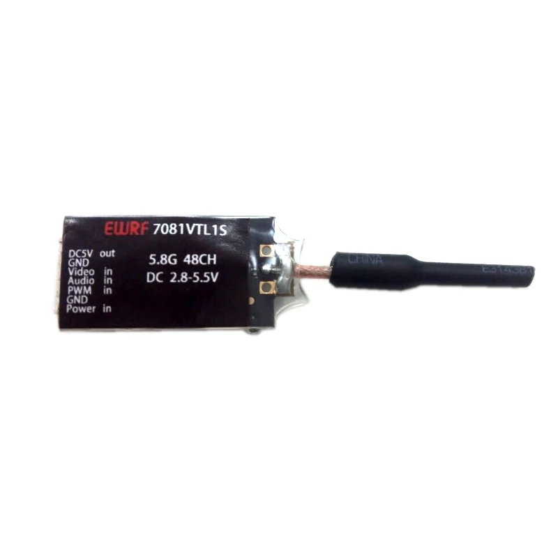 

LEACO 7081P DC 2.8V-5.5V 1S 5.8G 25mW 48CH FPV AV Transmitter Mini VTX For RC Drone