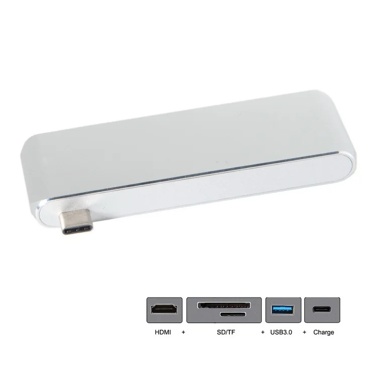 Карта памяти Type C стандарта HDMI и USB3.0 OTG SD TF питание для ноутбука Macbook|Компьютерные