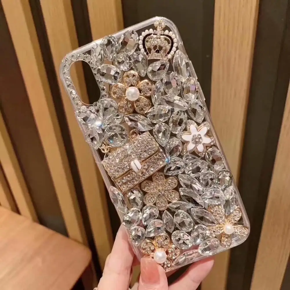 XINGDUO роскошный кристаллический Алмазный чехол для Huawei P20 P30 Mate 20 pro bling Корона