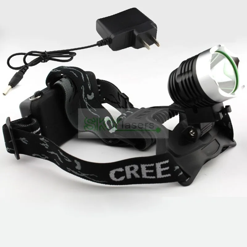 

1800 Lumens XM-L T6 LED HeadLight Rechargeable Headlamp Bike Bicycle Light + Charger Free Shipping