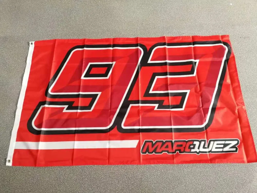 90x150 см Флаг маркеза moto gp 93|Флаги баннеры и аксессуары| |