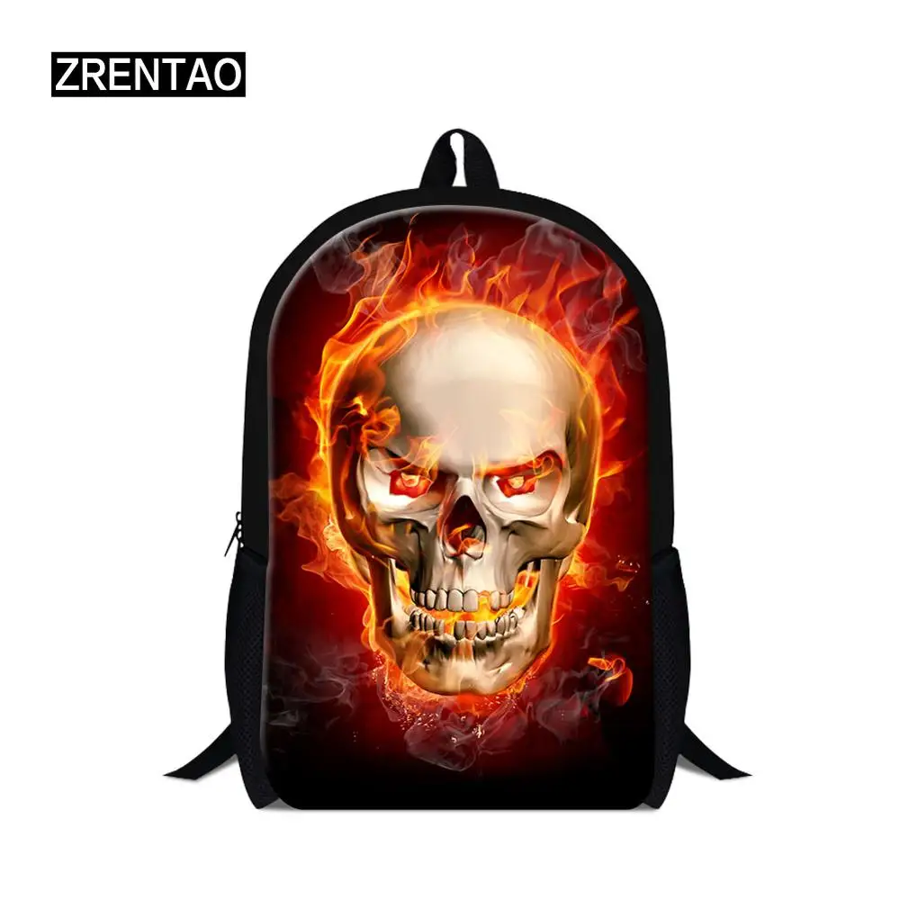 school rucksack skull