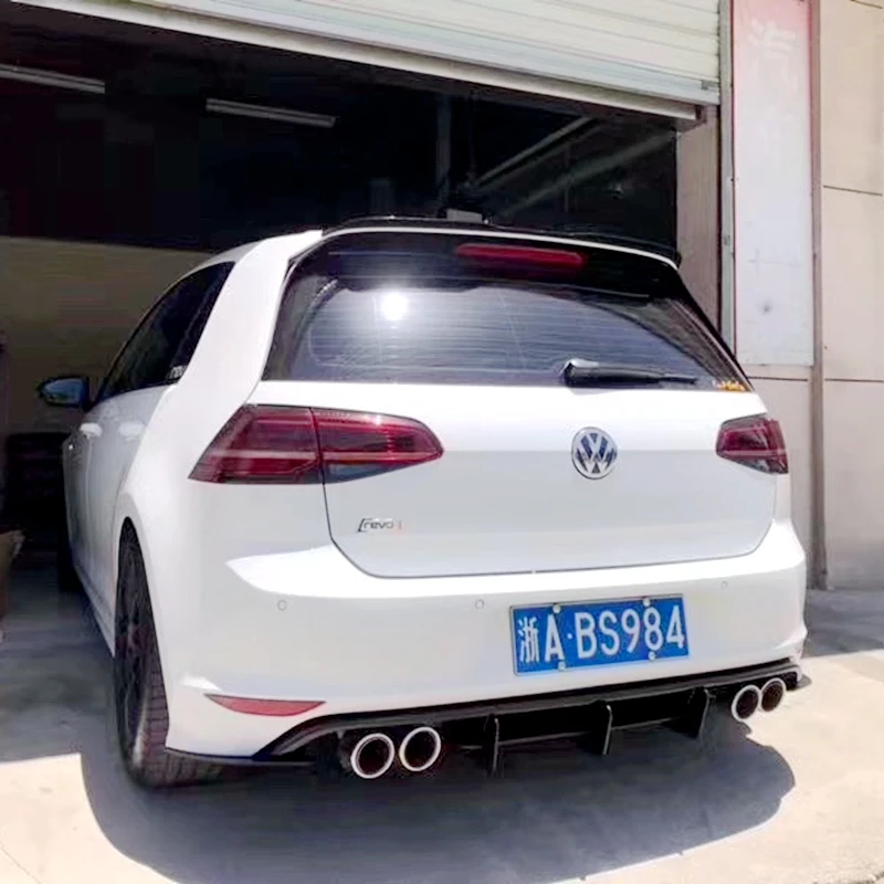 Задний бампер для Golf 7/7 5 ABS диффузор бампера Volkswagen MK7 и 7 Rline GTI комплект кузова