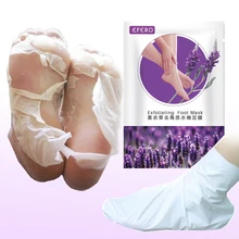 Efero 2 пары = 4 шт Детские маски для ног отшелушивающая маска для ног маска для пилинга ступней пилинг для ног Лаванда кутикулы пятки педикюр носки