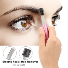 Бритва для удаления волос на лице, электрическая бритва для удаления волос, бритва для бровей, триммер для удаления волос на теле и губах, инструмент для бритья, безболезненный