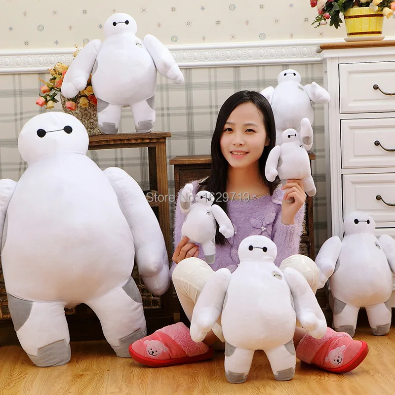 Оптовая продажа Большой Hero 6 Baymax мультфильм Плюшевые Куклы Big Hero 6 большой Размеры Baymax плюша робот кукла большой ультра Игрушки для