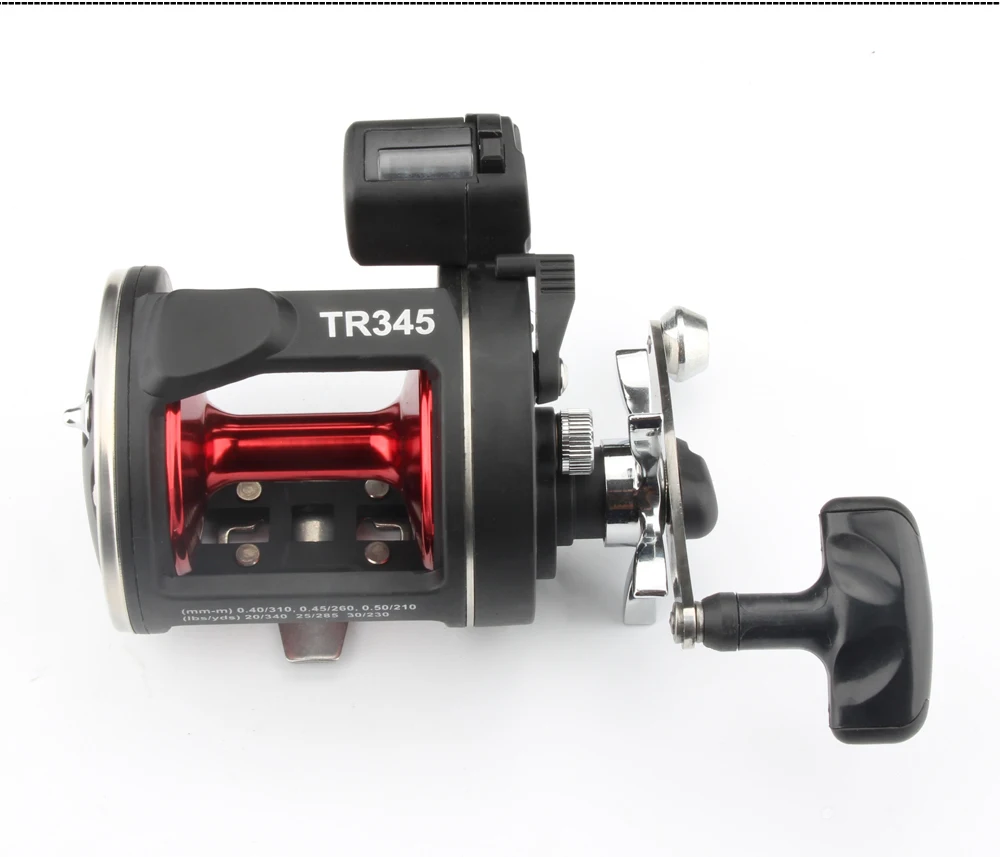 Spinpoler Trolling TR345 With Line Counter Drum Baitcasting Trolling Fishing Reel Saltwater Bait Casting Boat Fishing Wheel  (1)