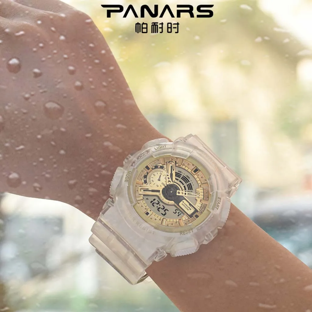 PANARS модные часы спортивный бренд для мужчин для женщин часы в советском стиле Multi-function водостойкие часы Пряжка электронные часы
