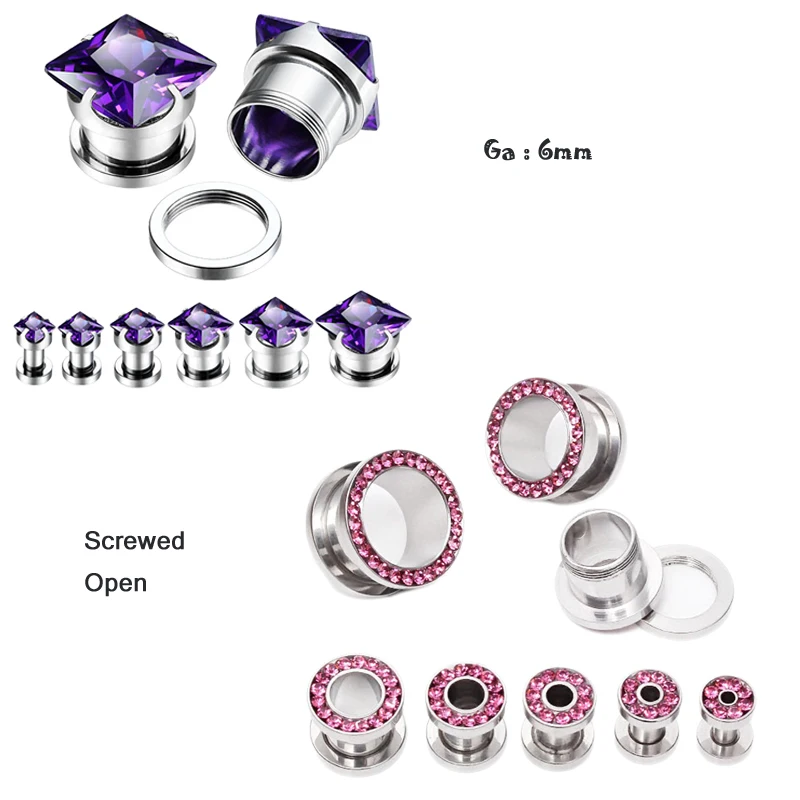 Honourable Body Piercing Jewelry Ear Plugs for Women Ear Expender Plug