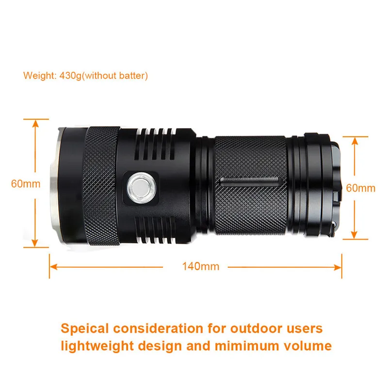 

Adjustable Zoom Focus The Original 2000 Lumen Ultra Bright, LED 3 Mode Flashlight Waterproof Led Flashlight linterna Torch