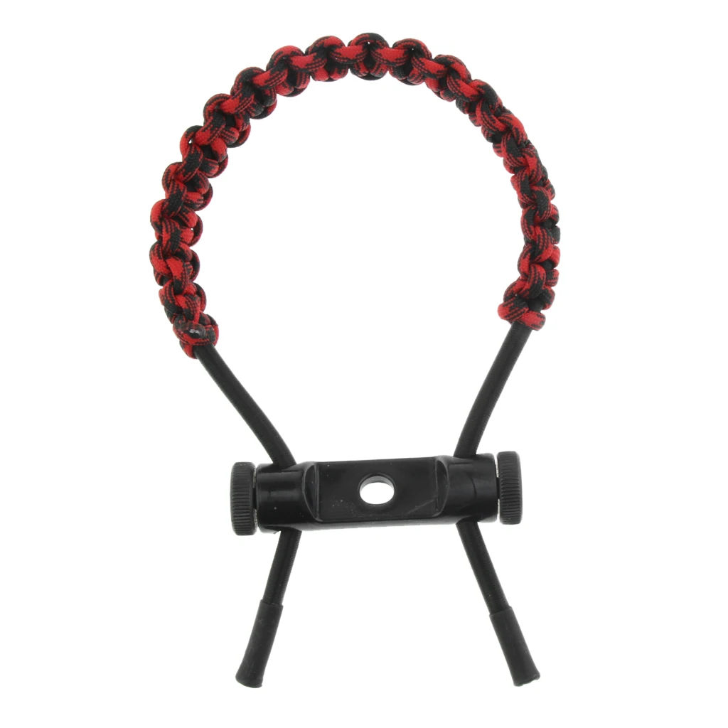 Bow Archery Wrist Sling Paracord Cord Survival Hunting Shooting Wrist Strap Compound Bow Wrist Sling Archery Wrist Sling