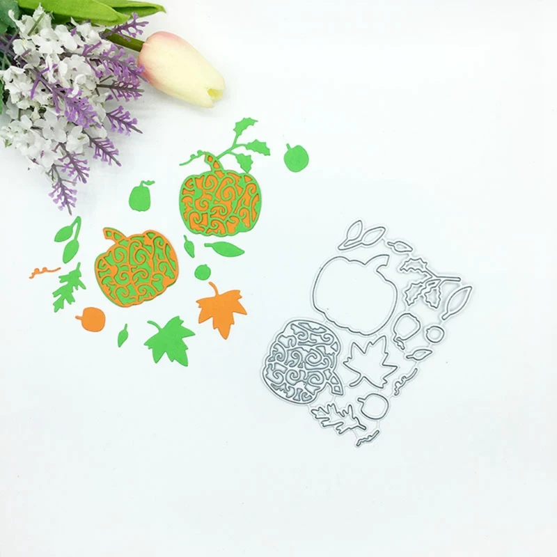 

Halloween Personality DIY Toy Pumpkin Shape Child's Gift Decoration Puzzle Cutting Dies Halloween Cutting Dies