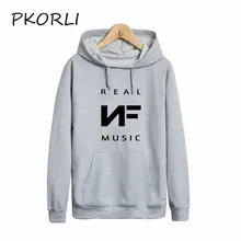 Pkorli Moleton Masculino Slim NF Hoodies Men Sweatshirt Long Sleeve Pullover Hooded Men'S Letters Printed Rapper Hoody