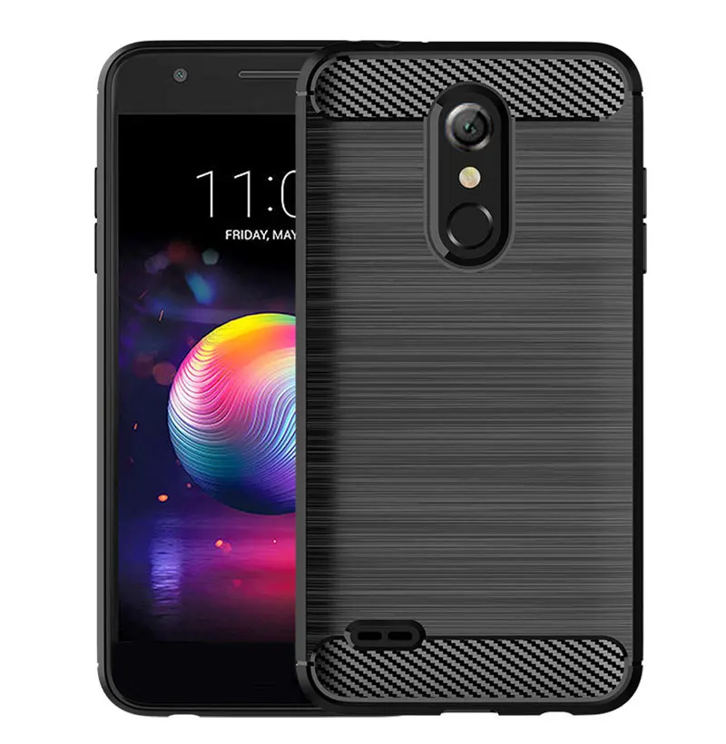 

For LG K30 case Free shipping. Military drop metal brushed TPU soft cover for LG K30 k40 k50 V40 G8 G8S ThinQ W10 W30case fundas