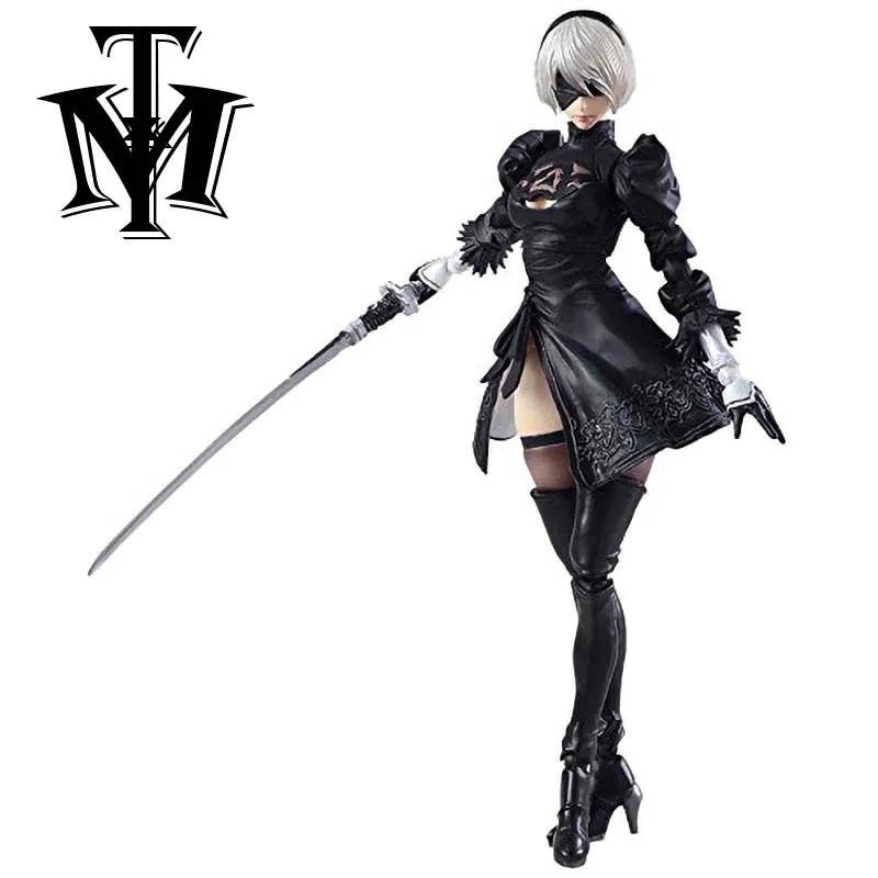 

Anime Sexy Game PC Nier Automata Bring Arts 2B Machine Lifeform YoRHa No. 2 Type Action Figure Statue hot kids toys Retail box