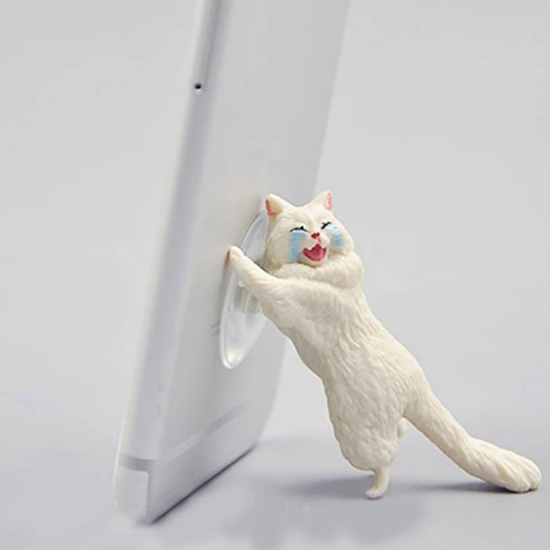 Neko Atsume Simulation Katze Tier Design Handy Halter Smartphone Stand Harz