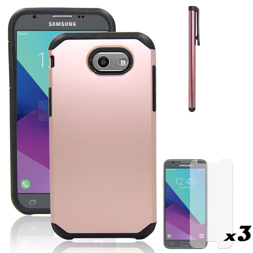 Гибридный армированный чехол Жесткий Чехол для Samsung Galaxy J3 Emerge/Prime/J3 2017/Express/Amp Prime