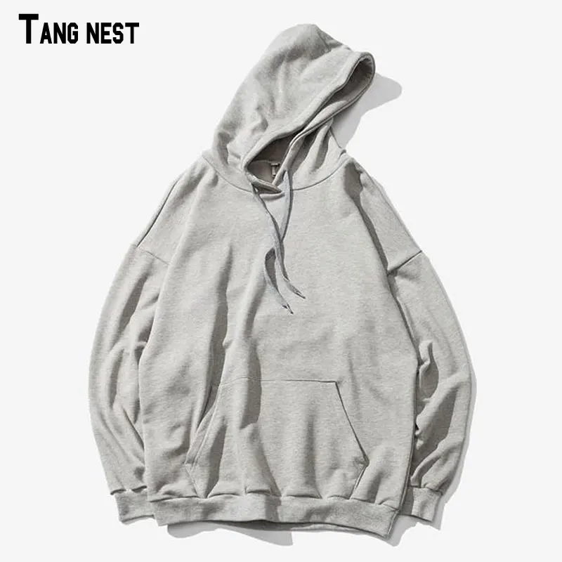 TANGNEST/oversize Толстовки 2018 Новое поступление большой карман Карамельный цвет