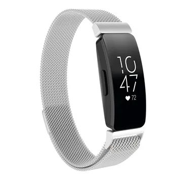 

Magnetic Milanese Stainless Wrist Band Strap for Universal strap for fitbit inspire/ inspire HR Unisex Smartwatch Replacement