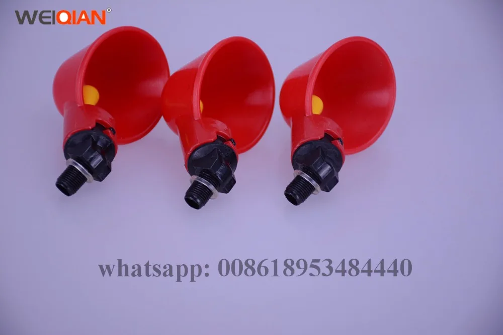 Automatic Waterer Drinker Cups Chicken Coop Poultry Chook Bird