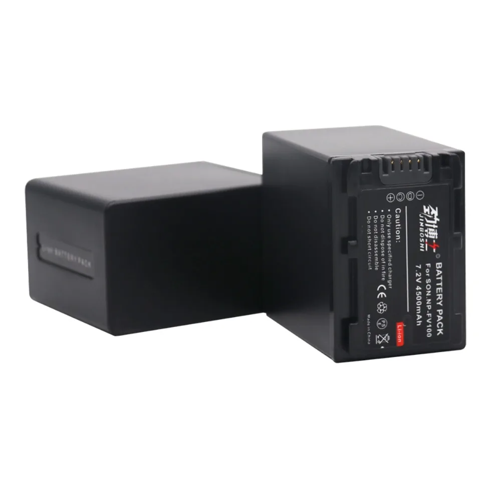 2 шт. NP-FV100 NP FV100 NPFV100 литий-ионный Камера Батарея для sony DCR-SR15 SR21 SR68 SR88 SX15 SX21 SX44 SX45 SX63 CX190 CX200 CX220