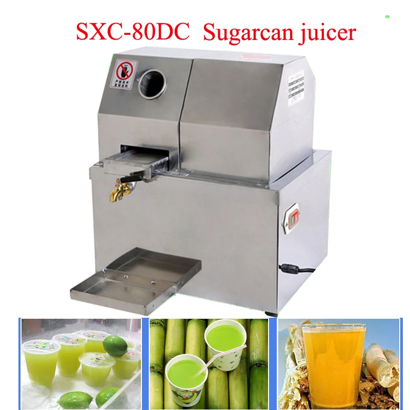 220V Stainless steel multi purpose commercial sugarcane juice machine Sugar cane juice extractor