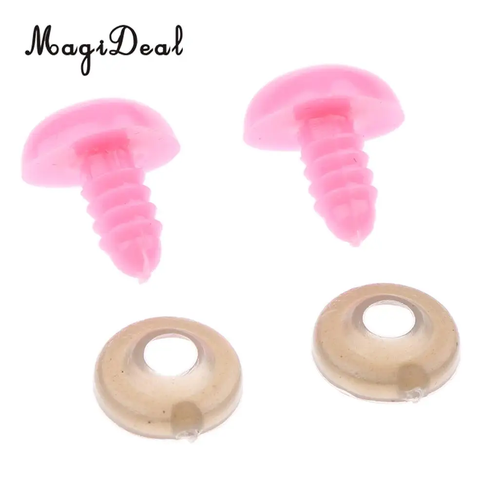 100Pcs/Pack 13x15mm Safety Noses for Soft Plush Animal Toys DIY Making Supplies Children Kids Girls Toys 4Colors