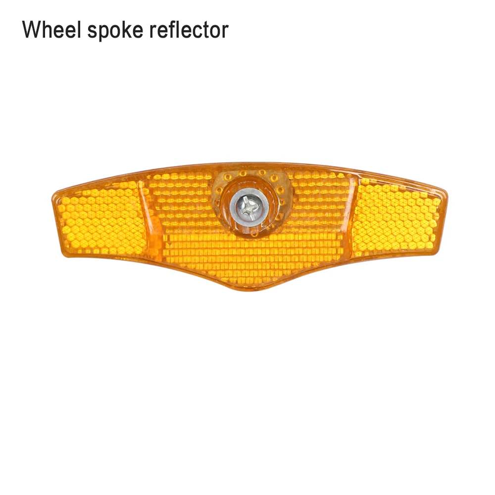1 шт. руль велосипеда отражатель велосипед Светоотражающие передние задние стоп-сигналы Защитная линза отражатель для велосипедных колес Аксессуары для велосипеда - Цвет: Wheel reflector