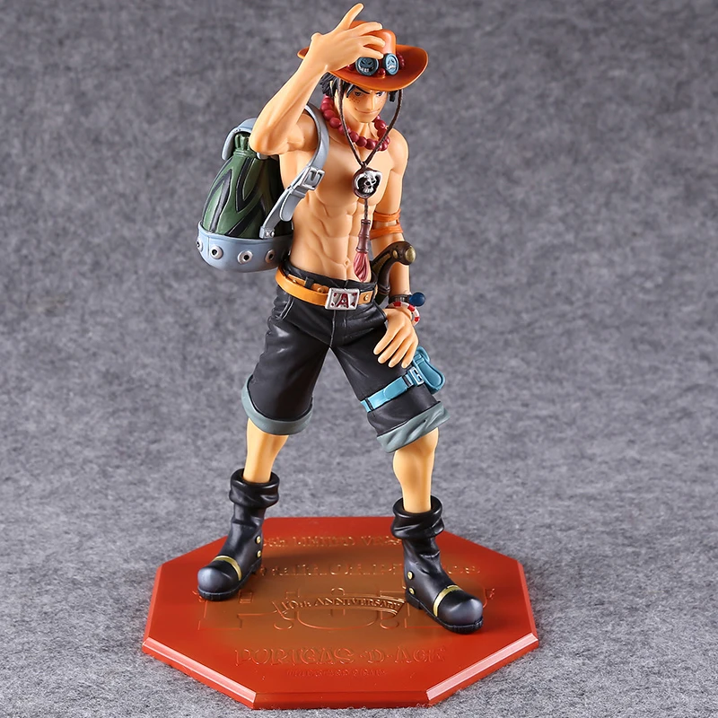 One Piece Ace Action Figure Toy 230MM 10th Anniversary Portgas D Ace ... - One Piece Ace Action Figure Toy 230MM 10th Anniversary Portgas D Ace Figure Garage Kits Dolls