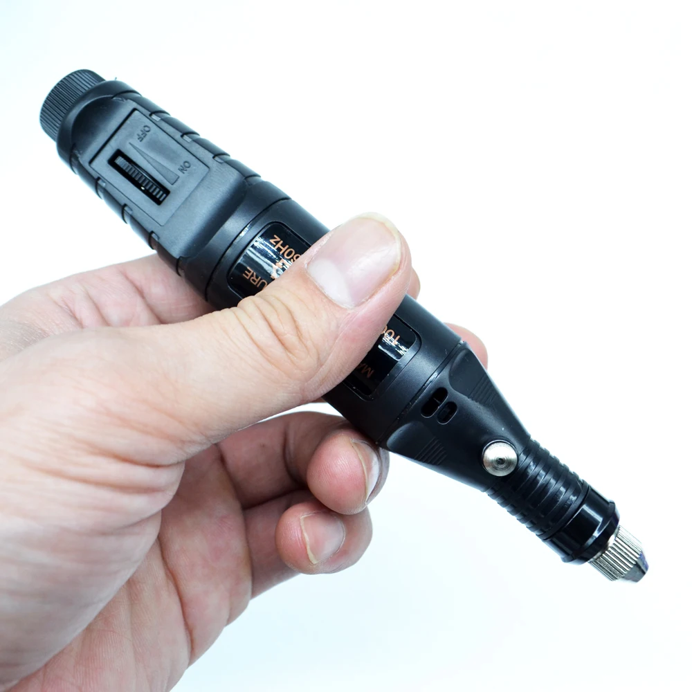 Мини-дрель для дизайна ногтей, электрическая ручка, форма акрилового сверла, 6 насадок, дизайн машины, файл BS, многофункциональный, высокое качество