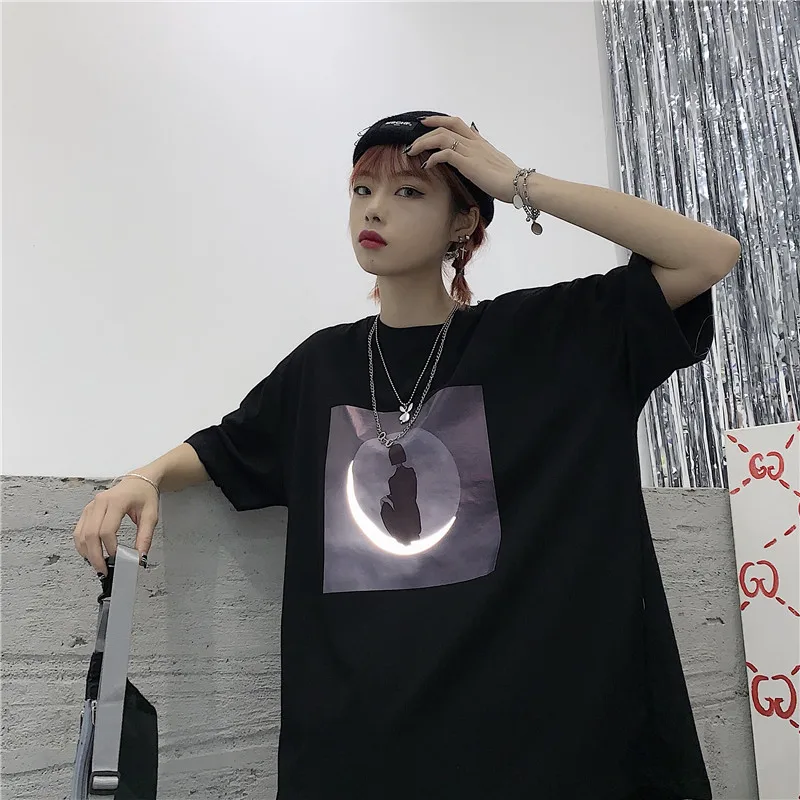 Short Sleeve Shirt Women  90s , Tops  Streetwear  Graphic T Shirts , Shirts Women 2019   Casual  O-Neck  Korean Clothes  T Shirt