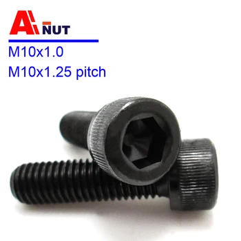 

m10*1.0 , m10*1.25 pitch Hex Socket screw , DIN912 m10 Fine Thread pitch bolt ,class 12.9 Alloy Steel Fine Thread screw