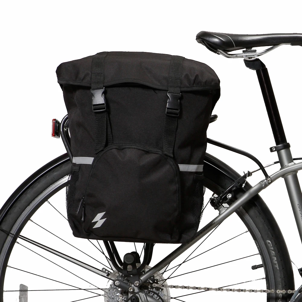Roswheel 15L Bike Tail Rear Seat Trunk Bag Bicycle Saddle Bag Rack Side Panniers Pouch Outdoor