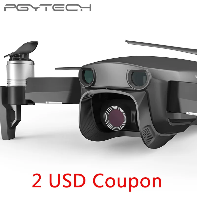 Goede PGYTECH Mavic Air Lens hood Protector Zonnescherm Glare Shield Gimbal Schaduw Anti Flare Lens Camera voor DJI Mavic Air accessoires