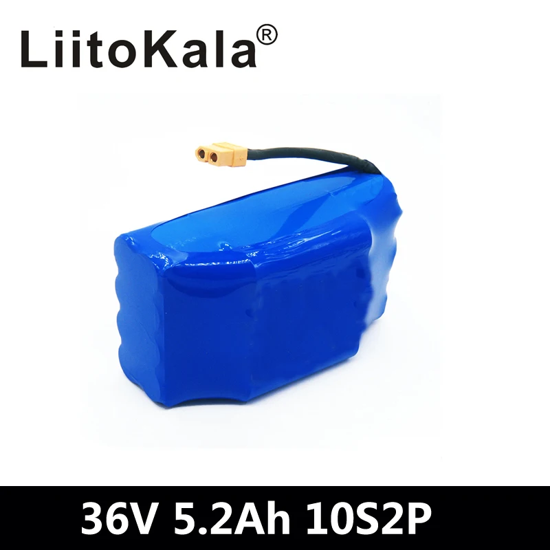 Аккумулятор LiitoKala литиевый для скутера 36 В 5200 Ач 6 5 мАч|Комплекты батарей| |