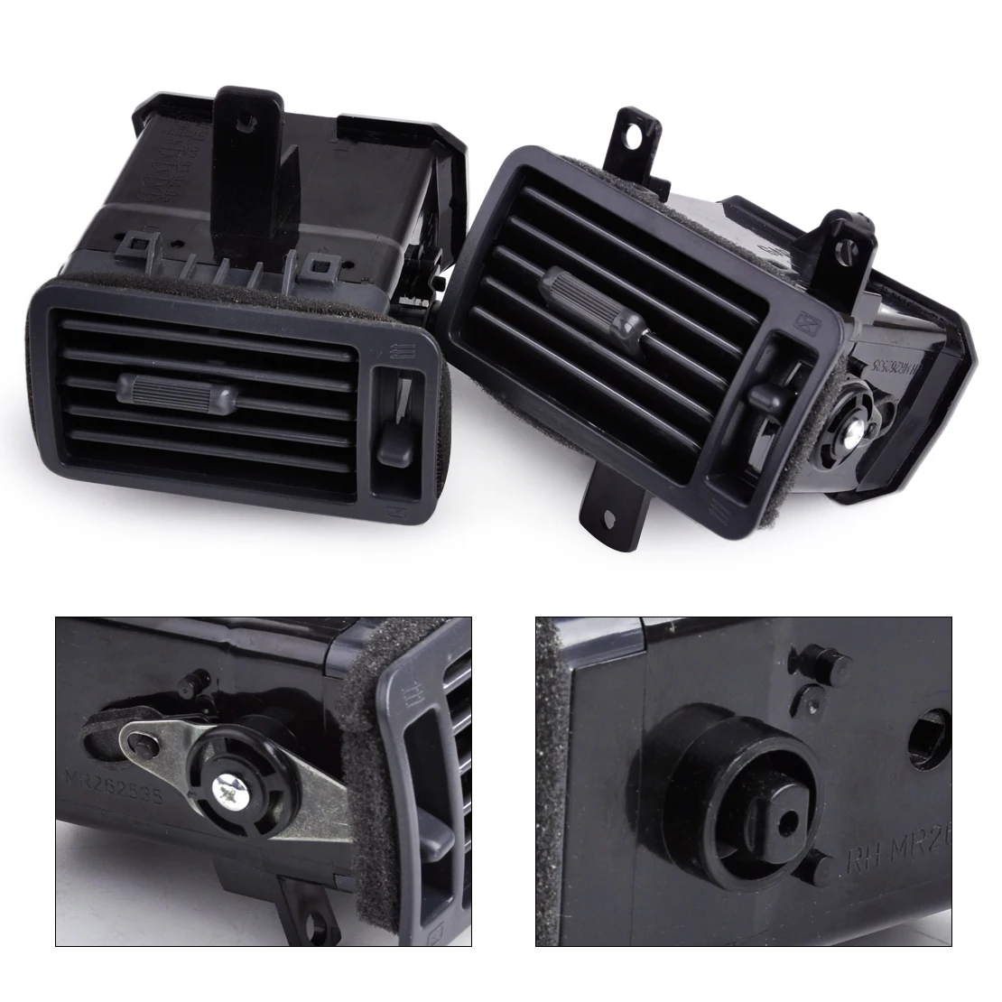 Beler 2x левый и правый Пластик вентиляционное отверстие приборной панели на выходе Панель для Mitsubishi Pajero Shogun Montero V31 V32 V33 1998 1999