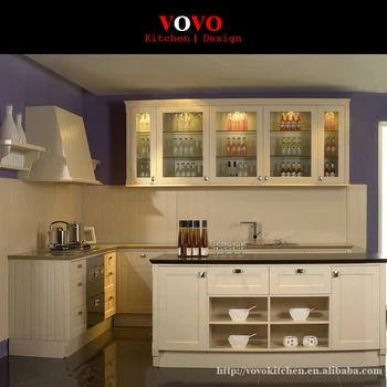 

Modern PVC Finish Wooden Kitchen Cabinet
