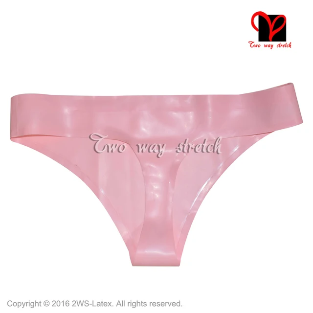Buy plain Sexy Latex T String Rubber underwear briefs