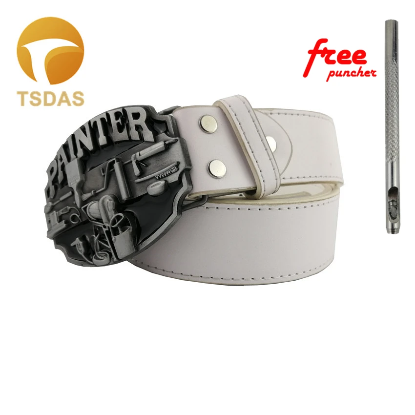 

Mens Belt Buckles Painter Worker Silver Belt Buckle Head For Clothing Accessory Fashion Belt Buckle With Continous Stock