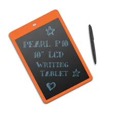 Buy online Parblo Pearl P10 10″ LCD Writing Tablet Drawing Board Paperless Digital Notepad Rewritten Pad for Draw Note Memo Message Orange