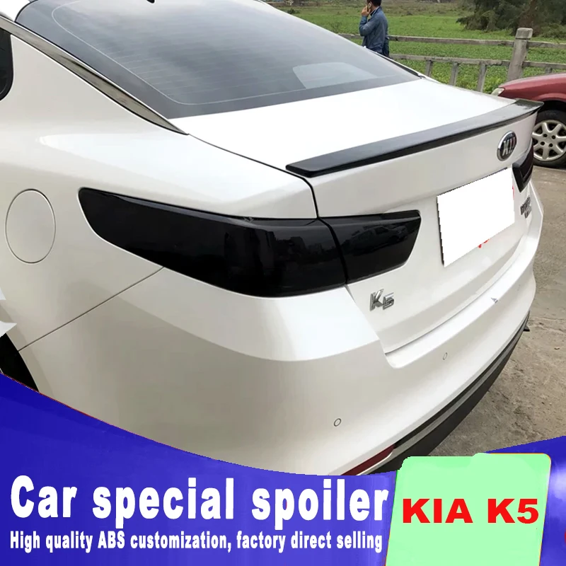 K5 дизайн Высокое качество ABS материал для KIA Optima K5 спойлер Грунтовка Краска задний багажник на крышу задний спойлер