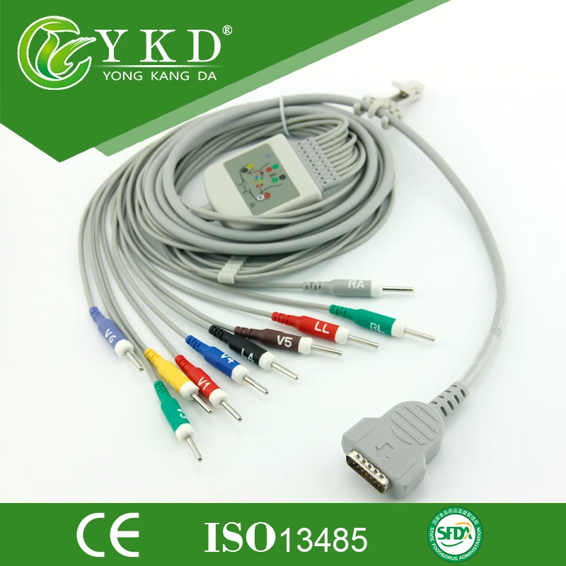 

New model for GE-Medical/Marqutte 10-Lead EKG Cable AHA Din 3.0