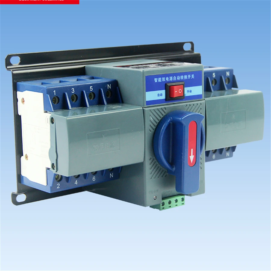 4P 63a 380 В MCB тип двойной переключатель питания автоматический ATS|automatic transfer switch ats|mcb