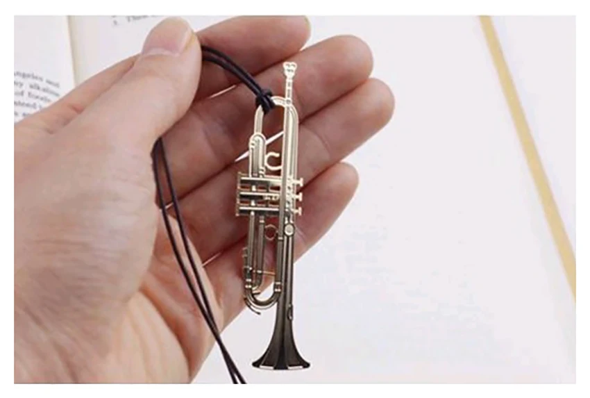Музыкальный инструмент закладки студентов канцелярские творческий металлические закладки цепи школьные принадлежности украшение в виде